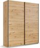 rauch Kleiderschrank; Schwebetürenschrank KRONACH, 2-türig, Eiche Artisan, 175x210x59xcm Bild 3