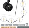Nettlife Deckenstrahler Weiß Glas E14 Deckenleuchte 3/4/6 Flammig Innen Lampenschirm Strahler, Schwenkbar, ohne Leuchtmittel, Morden Vintage Spotleuchte für Flur Hotel Schlafzimmer Bild 3