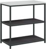 vidaXL Küchenaufbewahrung mit Regal Schwarz 90 x 50 x 92 cm Stahl 874954 Bild 2