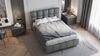 PANDA MÖBEL GmbH Polsterbett BLISS Luxus-Bett mit Lattenrost Wahl Bonell,Taschen und Kokosmatratze, Ein Luxusbett in jeder Größe 140x200cm 160x200 cm 180x200cm Bild 3