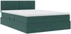 vidaXL Aufbewahrungsbett mit Matratze Dunkelgrün 140 x 190 cm Samt 3370698 Bild 5