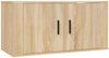 vidaXL 3-tlg. TV-Schrank-Set Sonoma-Eiche Holzwerkstoff 3188505 Bild 4