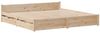 vidaXL Massivholzbett ohne Matratze 200x200 cm Kiefer 3301696 Bild 3