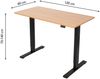 Brixy Sitzständer Schreibtisch - Elektrisch Verstellbar In Höhe - 120 x 60 CM - Braun Bild 2