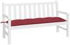 vidaXL Gartenbank-Auflage Weinrot 150x50x7 cm Oxford-Gewebe 361611 Bild 3