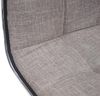 6er-Set Esszimmerstuhl HWC-C41, Stuhl Küchenstuhl, höhenverstellbar drehbar, Stoff/Textil ~ creme-grau Bild 5