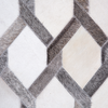 Teppich Kuhfell grau 140x200 cm Patchwork AYDIN Bild 5