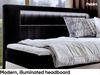 MEBLINI Kinderbett mit Bettkasten GARETH 2 100x200 – H3/Schwarz Samt Gepolstert Einzelbett mit Matratze - Polsterbett mit Stauraum - Bett mit Kopfteil – Stauraumbett Bild 3