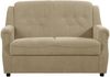 Sofa 2-Sitzer Kaylyn Flockstoff sand Bild 2