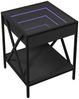 vidaXL Nachttisch mit Infinity-LED Schwarz 40x40x49 cm 3284096 Bild 3