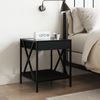 vidaXL Nachttisch mit Infinity-LED Schwarz 40x40x49 cm 3284096 Bild 4