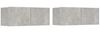 vidaXL TV Schrank Set 4-tlg., Holzwerkstoff betongrau, 80 x 30 x 30 cm / 30,5 x 30 x 60 cm Bild 5