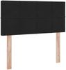 vidaXL LED-Speicherbett mit Matratze Schwarz 90 x 190 cm Samt 3371363 Bild 5