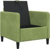 vidaXL Sofa mit Stauraum Hellgrün 72 x 78 x 87 cm Polyester 42036880 Bild 4