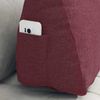 vidaXL Rückenkissen Weinrot 60 x 20 x 50 cm Stoff 42015034 Bild 5