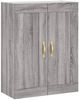 vidaXL Highboard Grau Sonoma 69,5x34x180 cm Holzwerkstoff 3199799 Bild 4