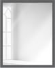 WANDStyle Wandspiegel H960 aus Massivholz in Grau 53 x 63 cm im Stil Modern Bild 2