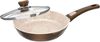 Genius Pfannen-Set Cerafit Granit - Grand-Edition Pfanne, 7-teiliges Set, Edelstahl (Set, 7-tlg, je 1x Pfanne + Deckel 24 cm + 28 cm, 1x Pfanne 20 cm, 2x Einleger), geeignet für Aufläufe, zum Schmoren o. Backen - ohne Griff und Deckel Bild 3