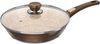 Genius Pfannen-Set Cerafit Granit - Grand-Edition Pfanne, 7-teiliges Set, Edelstahl (Set, 7-tlg, je 1x Pfanne + Deckel 24 cm + 28 cm, 1x Pfanne 20 cm, 2x Einleger), geeignet für Aufläufe, zum Schmoren o. Backen - ohne Griff und Deckel Bild 4
