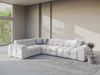 Micadoni Ecksofa Kendal 6-Sitzer Links Samt Magic Velvet Hellgrau Bild 5