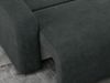 Ecksofa L-form, mit Schlaffunktion und Bettkasten - ARGOS, Dunkelgrau, Stoff Bild 3