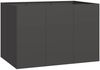 vidaXL Pflanzkübel Schwarz 120x80x80 cm Stahl 860787 Bild 2