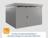 Hörmann EcoStar Euroline Gerätehaus Flachdach mit Lichtband 310 x 310 Graualuminium 1-flg Bild 2
