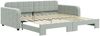 vidaXL Tagesbett Ausziehbar Hellgrau 100x200 cm Samt 3196936 Bild 2
