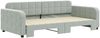 vidaXL Tagesbett Ausziehbar Hellgrau 100x200 cm Samt 3196936 Bild 3