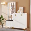 Flurschrank-Set - Elegante Garderoben-Kombination mit Schuhschrank - 60,5x35,2x180,5 cm + 83×35×101 cm Bild 2