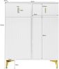 Flurschrank-Set - Elegante Garderoben-Kombination mit Schuhschrank - 60,5x35,2x180,5 cm + 83×35×101 cm Bild 5