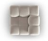 Micadoni symmetrisches Eckmodul Bellis Samt Bluvel Dunkelbeige Bild 3