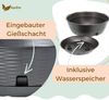 GarPet Pflanzschale 2x Pflanzschale Blumenschale draussen Bonsai Grabschale Anthrazit 30cm Bild 4