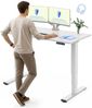 FLEXISPOT Schreibtisch Elektrisch Höhenverstellbarer Schreibtisch EC5 LITE mit Dualmotor (25MM einteiliger Tischplatte & 3-fach Teleskop, 4 Speicherhöhen & Antikollisionssystem), 120x80/140x80/160x80/180x80 Bild 2