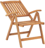 Set mit 6 Stühlen und Sitzkissen JAVA Akazienholz Cremeweiß Bild 5
