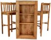 Bar-Esstisch 140x110x60 aus indischem Mango-Massivholz Bild 2