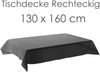 heimtexland Â® Outdoor Tischdecke Gartentischdecke wasserfest wetterbestÃ¤ndig rutschfest waschbar Outdoortischdecke Weichschaum Garten Balkon Camping Party Tischdeko Typ883 grau 130x160 cm eckig Bild 4