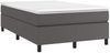 vidaXL Boxspringbett mit Matratze Grau 120x190 cm Kunstleder 3269701 Bild 2
