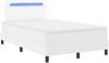 vidaXL Boxspringbett mit Matratze Weiß 120 x 200 cm Kunstleder 3339045 Bild 5