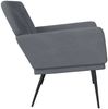 vidaXL Sitzbank Dunkelgrau 108x79x79 cm Samt 351383 Bild 4
