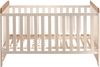Babybett Kinderbett Jasmin 70 x 140 cm 3 Schlupfsprossen Pinie weiß Bild 4