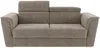 Vente-unique - RIZORA Sofa Stoff Schokoladenbraun - B 223 cm96 cm x H 88 cm x L 230 cm Bild 3