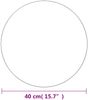 Wandspiegel, Badspiegel 2 Stk. 40 cm Rund Glas de6837 Bild 5