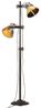 vidaXL Stehlampe mit 2 Lampenschirmen Mehrfarbig E27 344405 Bild 2