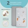 Totsy Baby Spannbettlaken Spannbettlaken Kinderwagen Set 83x50 cm 3er Bild 2