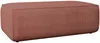 Vente-unique - AMELIA Pouf SamtStoff Puderrosa - B 69 cm x H 42 cm x L 102 cm Bild 2