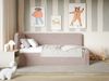 Selsey Fanko –Jugendbett 90x200 cm mit Kopfteil links, Plüsch, Puderrosa Bild 2