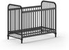 BRONXX Babybett mit Liegefläche 60x120 cm, Ausf. Metall Schwarz matt Bild 3