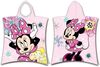 Disney Minnie Mouse Badeponcho für Kinder Hochwertiger Frottee aus 100 % Baumwolle Bild 2