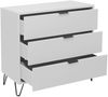 Kommode Erna 81x45x82 Kreidegrau matt Lack 14718-D Bild 3